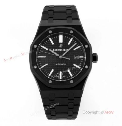 ZF Factory Audemars Piguet Royal Oak 41mm 15400 DLC Black Venom Swiss Replica Watches